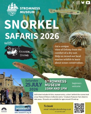 Snorkel Safari 2026 with Kraken Diving