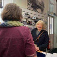 Trustee Ann Marwick at Stromness Museum
