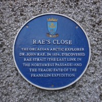 Blue Plaque for Rae's Close